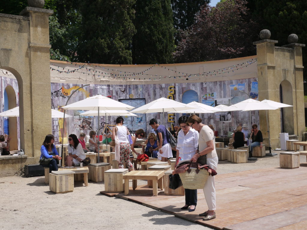 terrasse les palissades Salon Vivre Côté Sud 2013