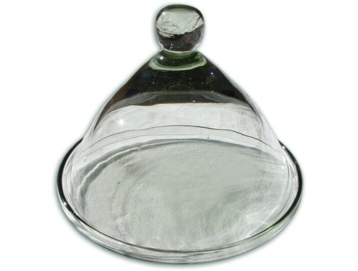 Petite cloche en verre soufflé incolore 3