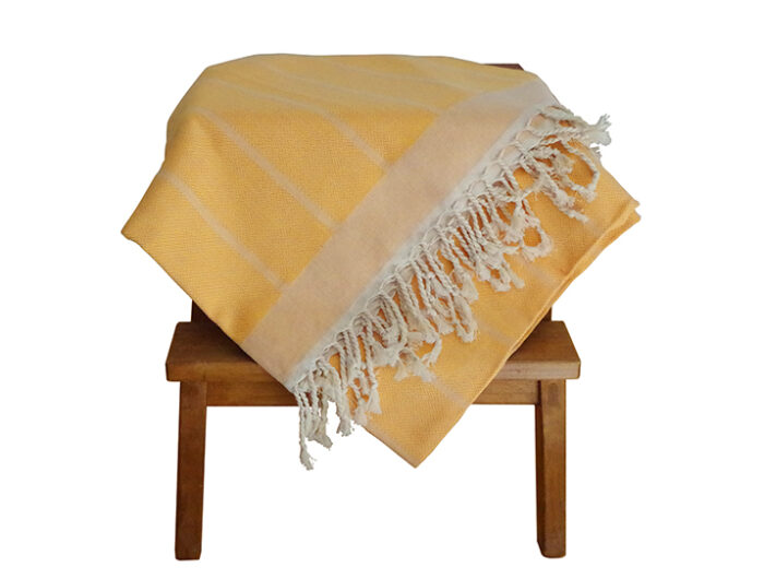 fouta-jaune-unie-2